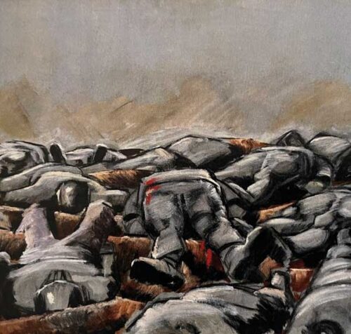 Albin Egger-Lienz, Campo di cadaveri, 1918_web