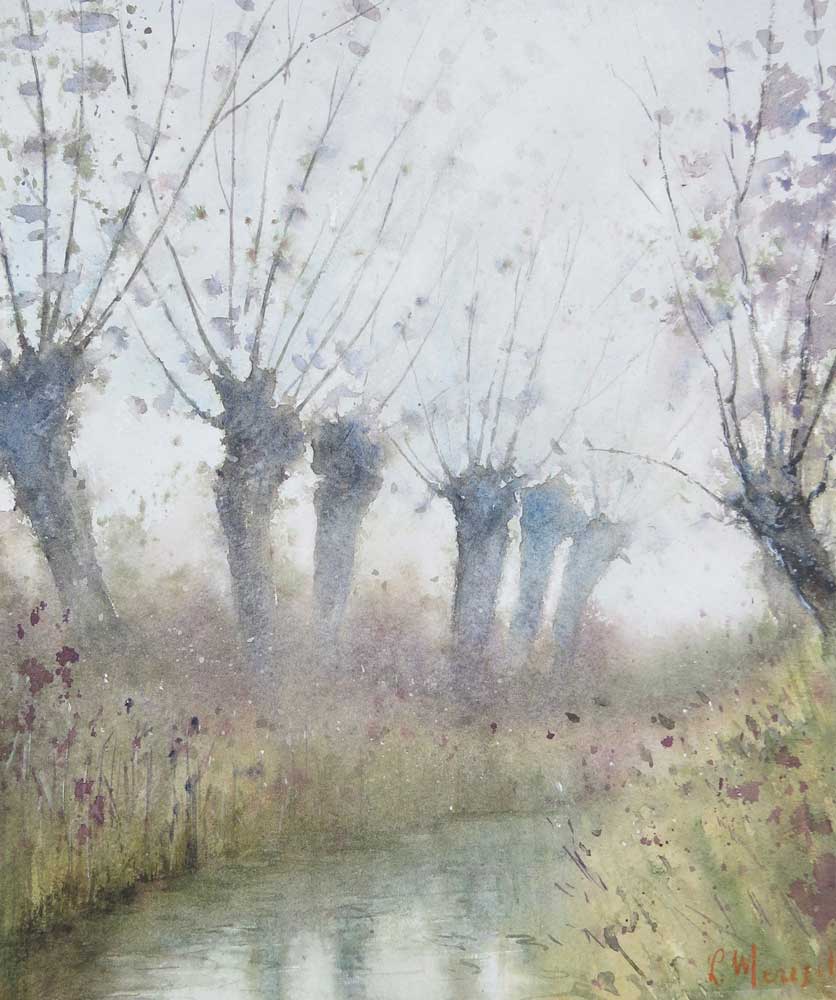 Luigi Maregalli - Gelsi - acquerello cm30x25_web